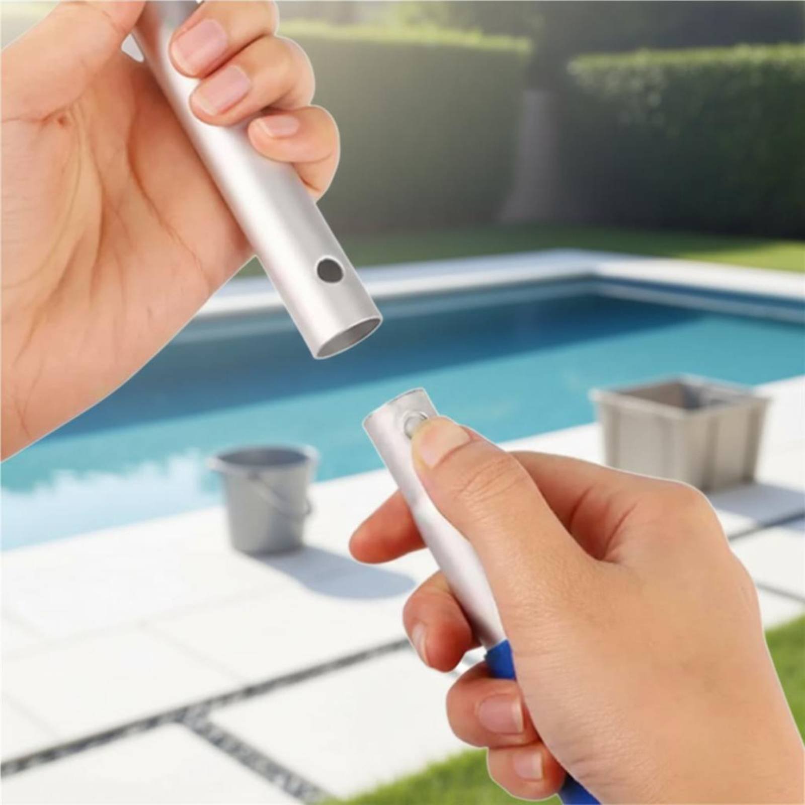 Pool Skimmer Net - Rede de Folhas Removível para Piscina,