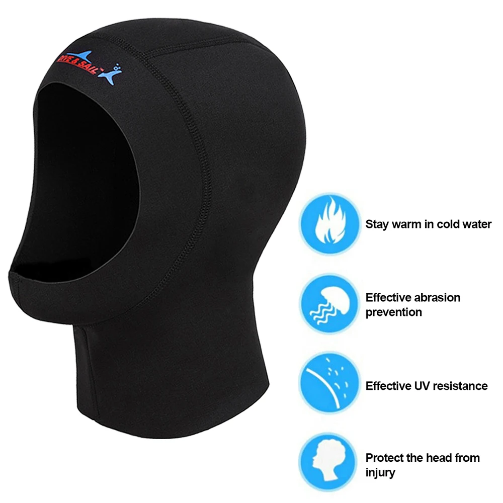 Snorkel Mask Full Face - Touca de Mergulho de Neoprene 1mm