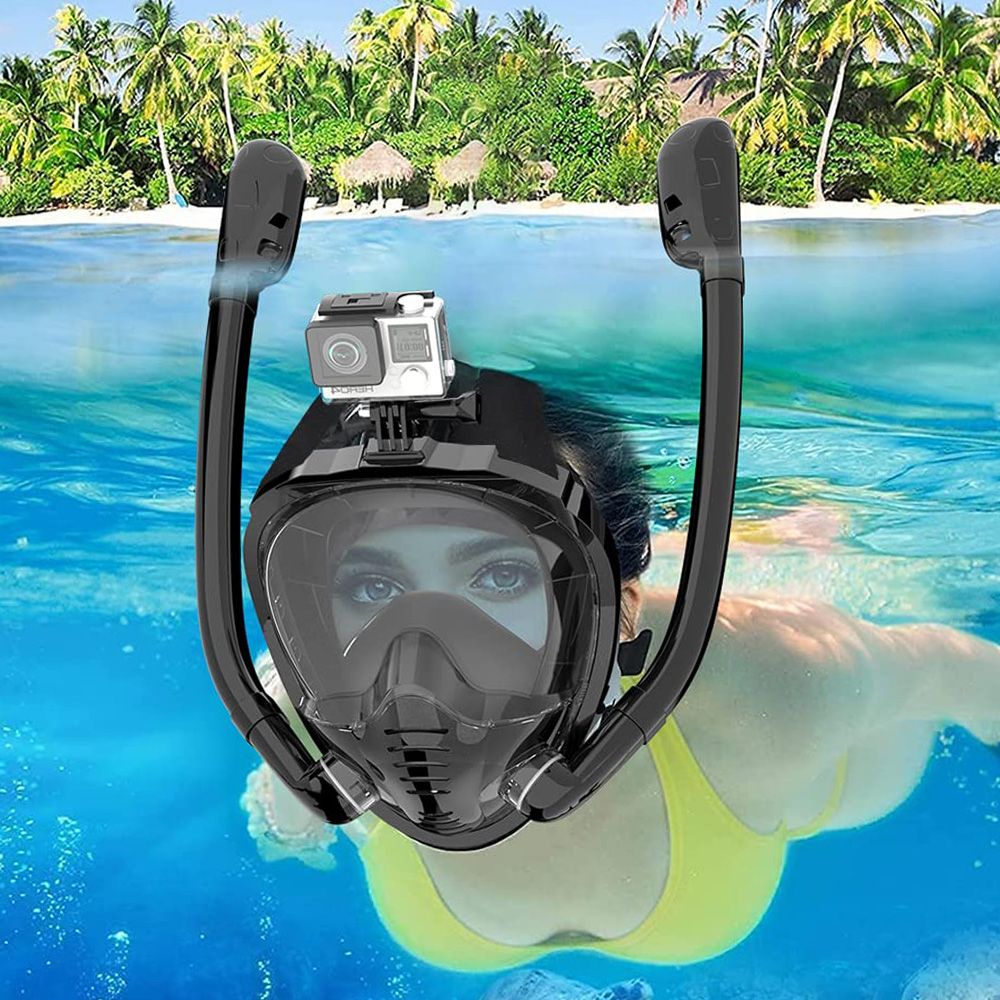 Snorkel Mask Full Face - Máscara de snorkel facial completa 180