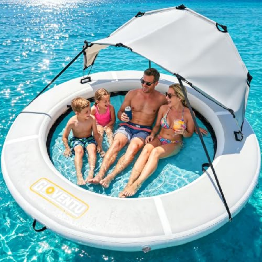 Pool Float Ring Inflatable - Boia inflável de 2,4m (8 pés)