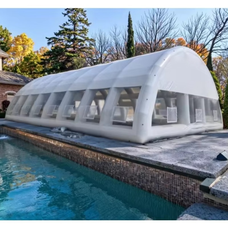 Pool Cover Waterproof - Cobertura Inflável para Piscina, Domo Inflável