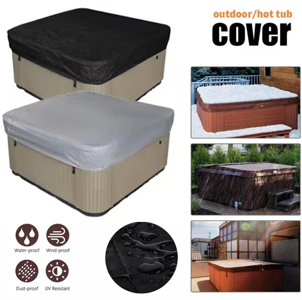 Pool Cover Waterproof - Capa Protetora Impermeável para Spa, Banheira