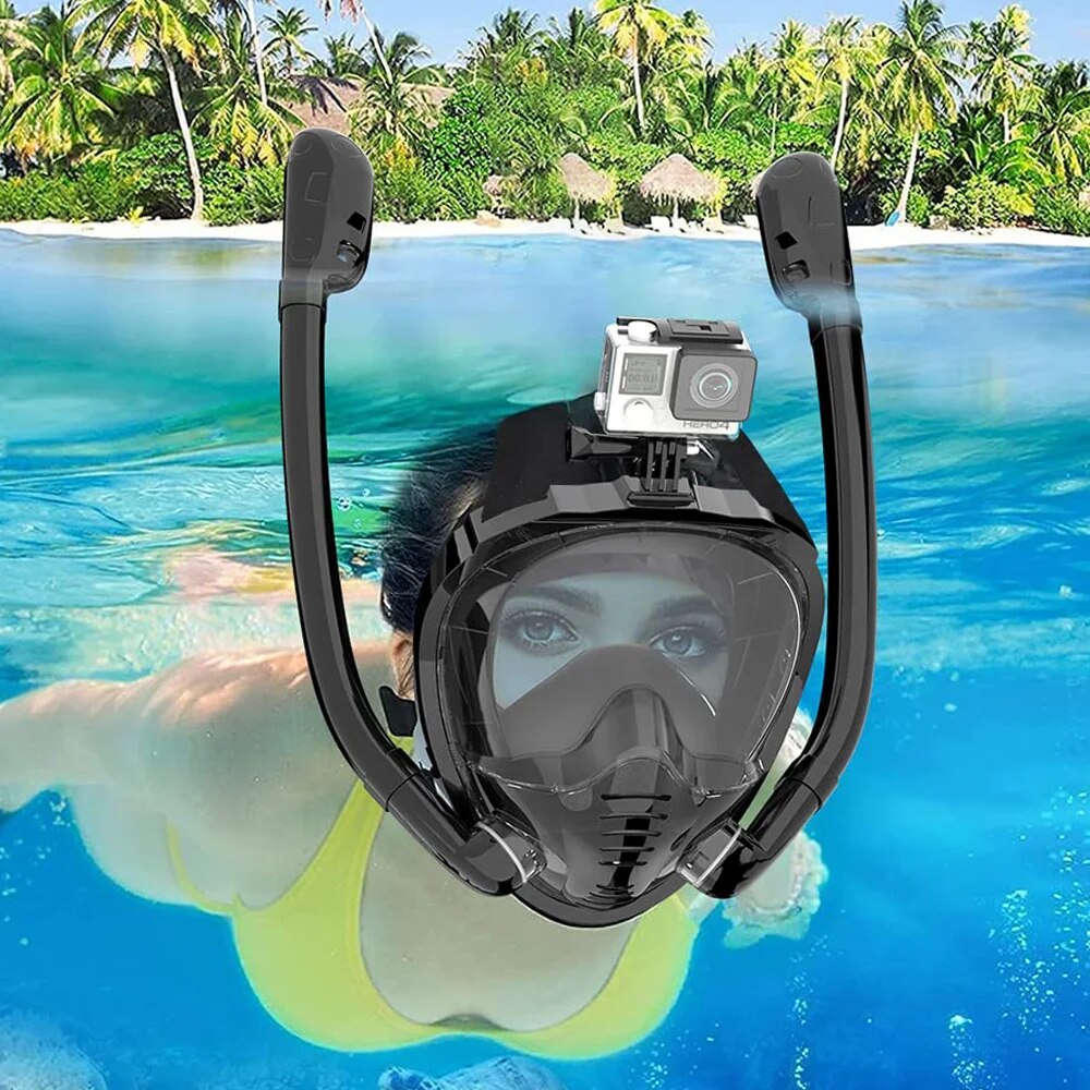 Máscara de snorkel facial comp - Snorkel Mask Full Face avaliação e preço