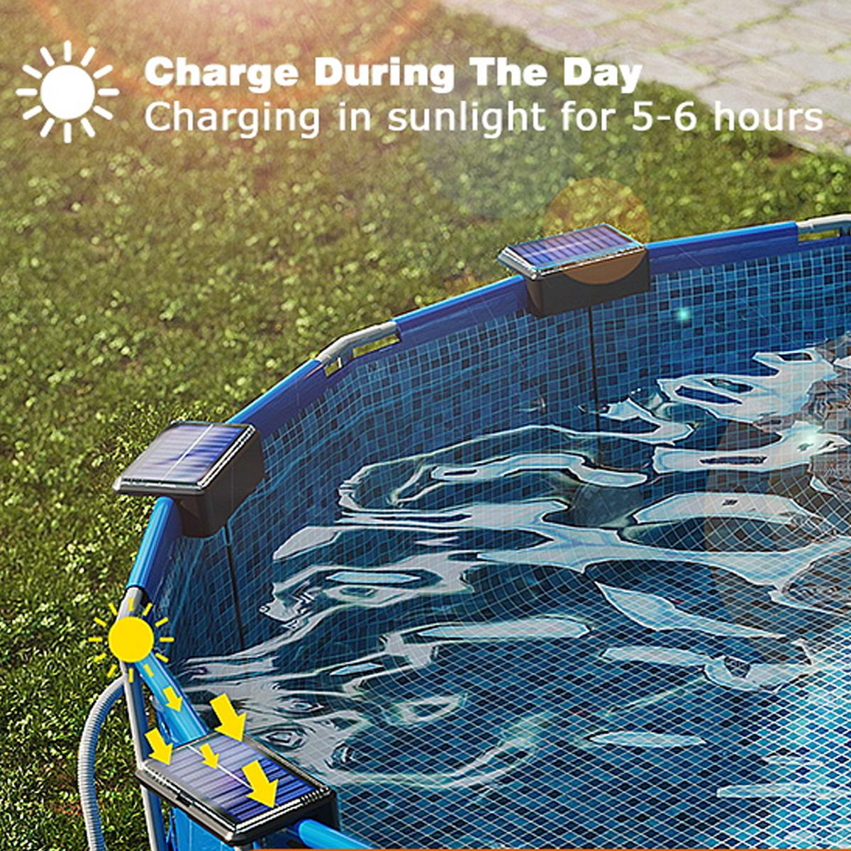 Luz Solar Subaquática para Pis - Pool Light Solar Rechargeable avaliação e preço