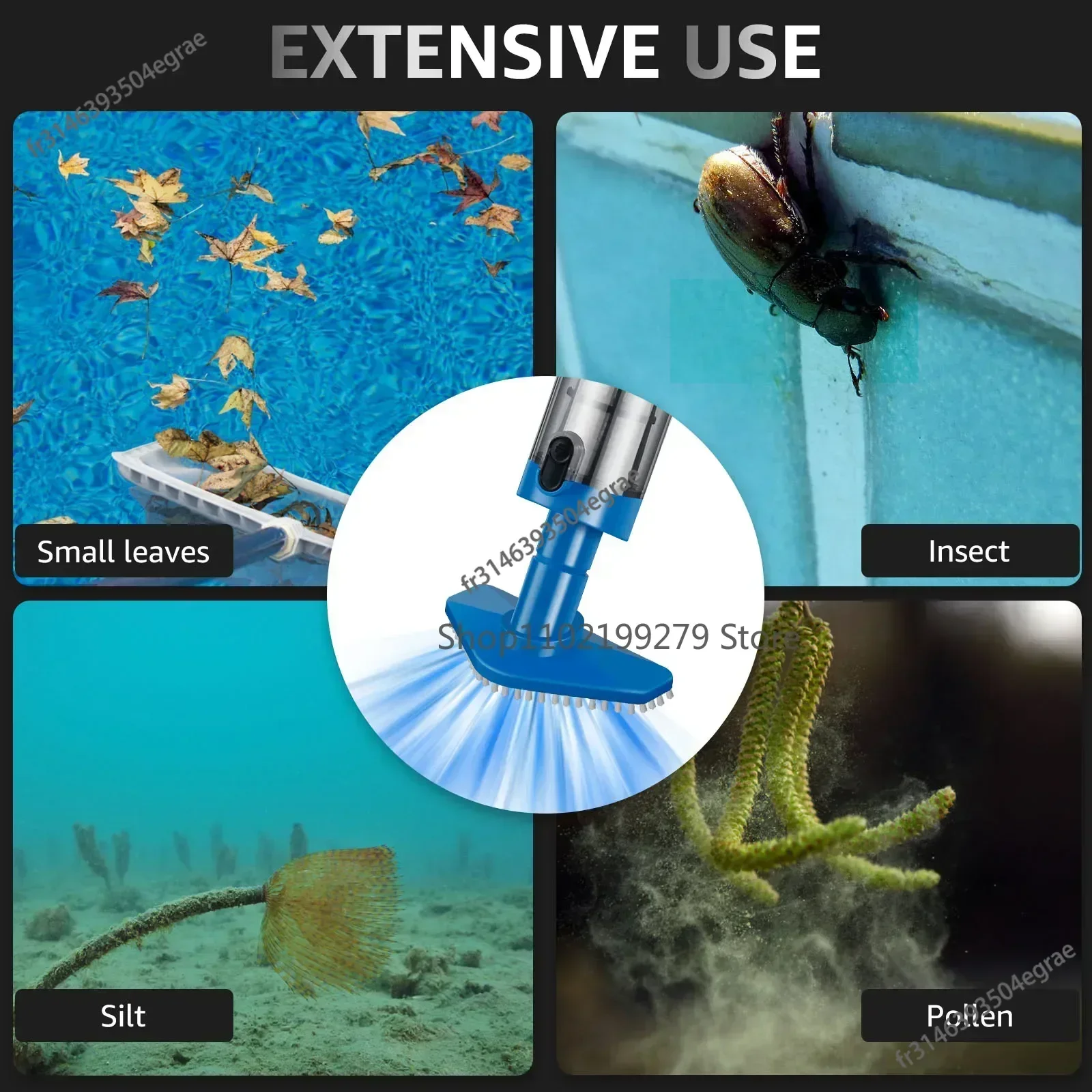 Aspirador de Piscina Portátil  - Pool Vacuum Manual avaliação e preço