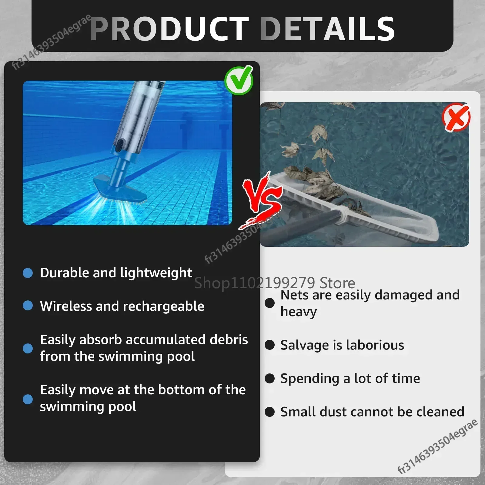 Aspirador de Piscina Portátil  - Pool Vacuum Manual avaliação e preço