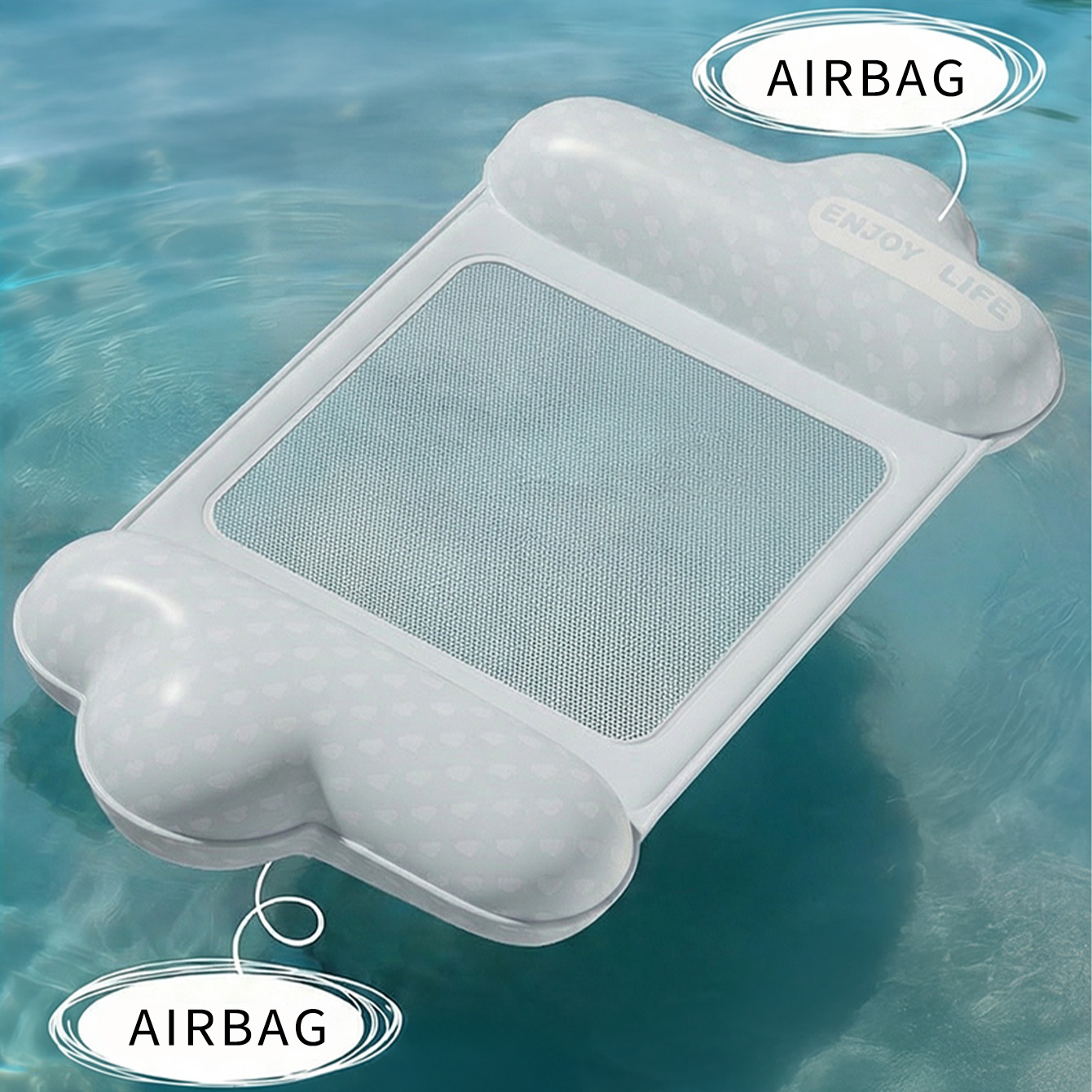 1PC Flutuador Inflável para Pi - Pool Lounger Inflatable avaliação e preço