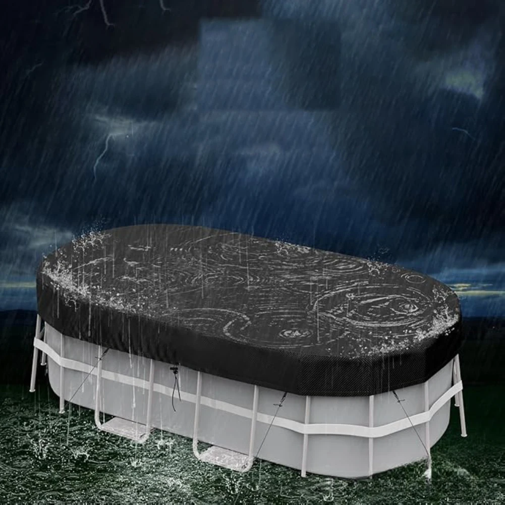 Capa de piscina oval solar ret - Pool Cover Waterproof avaliação e preço