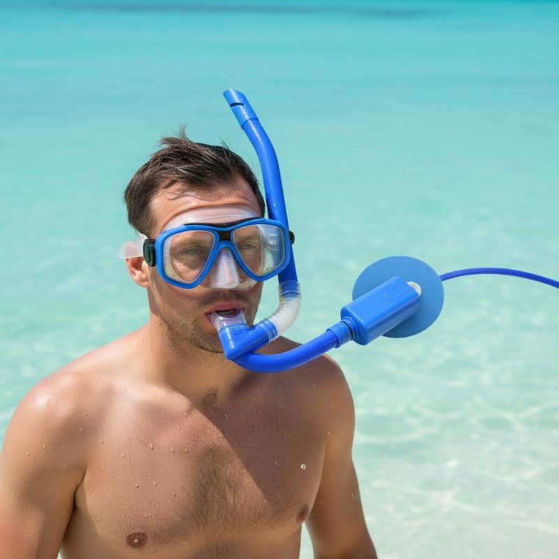 Máscara Respiratória Seca 1PC  - Snorkel Mask Full Face avaliação e preço
