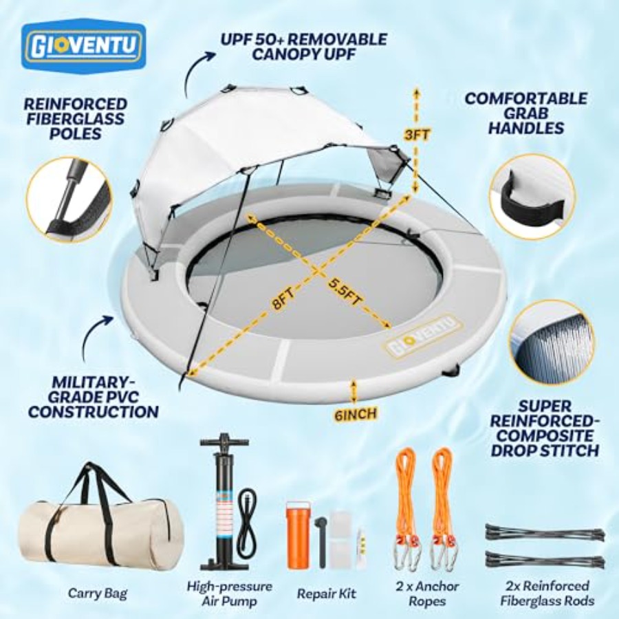 Boia inflável de 2,4m (8 pés)  - Pool Float Ring Inflatable avaliação e preço