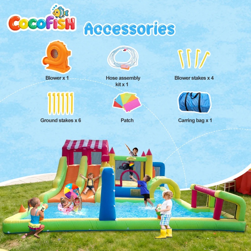 Castelo Inflável Temático de C - Water Slide Inflatable avaliação e preço