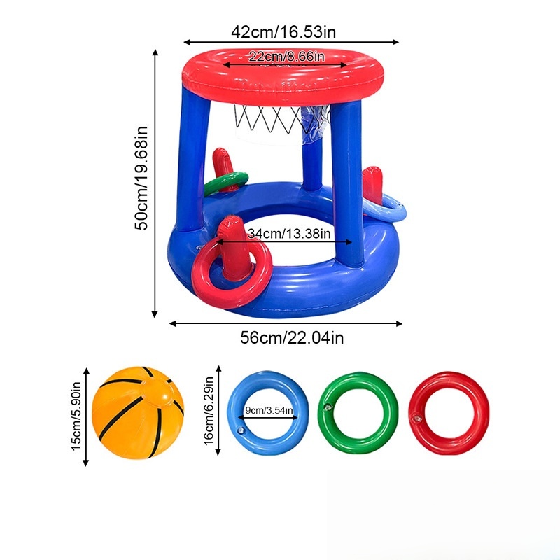 Conjunto de Jogo Inflável de B - Pool Float Ring Inflatable avaliação e preço
