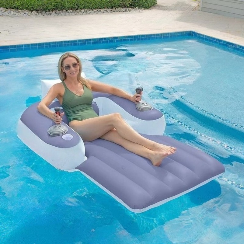 Nova Cadeira Flutuante Infláve - Pool Lounger Inflatable avaliação e preço