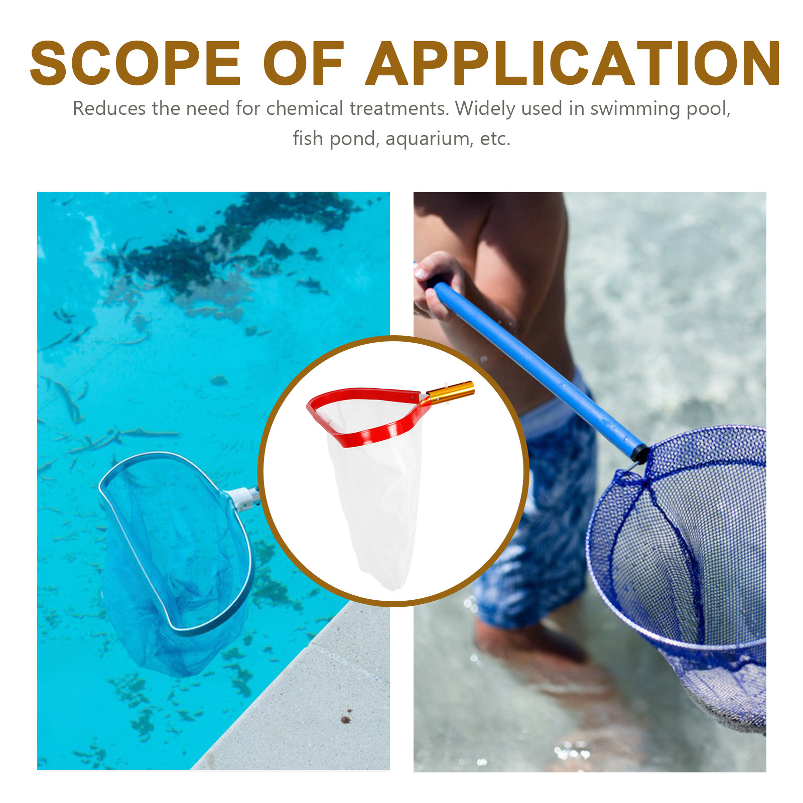 Rede Apanha-Folhas para Piscin - Pool Skimmer Net avaliação e preço