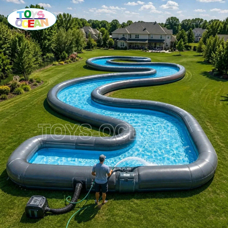 Rio Inflável Comercial, Rosa O - Water Slide Inflatable avaliação e preço