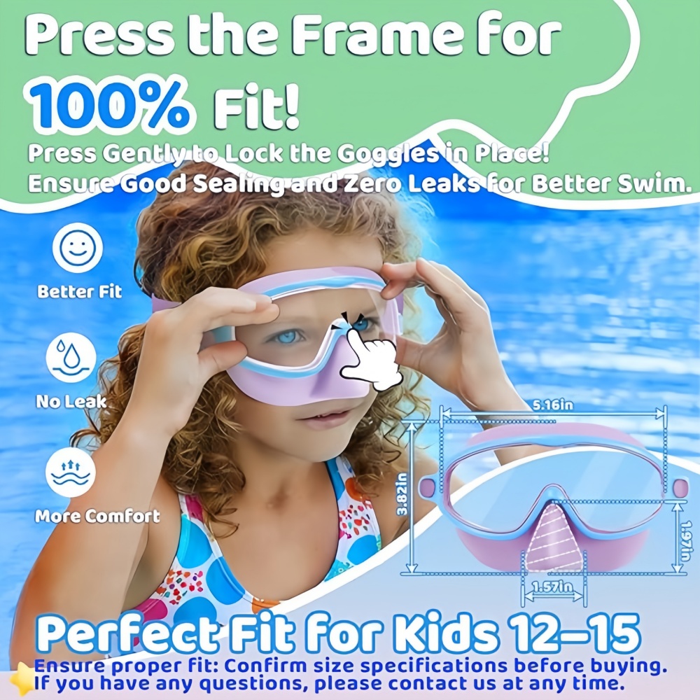 Óculos de Natação para Criança - Swim Goggles Anti Fog Uv avaliação e preço
