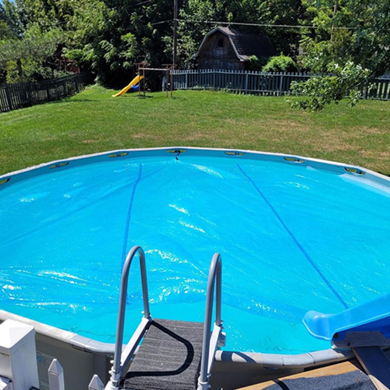 Capa redonda para piscina, à p - Pool Cover Waterproof avaliação e preço