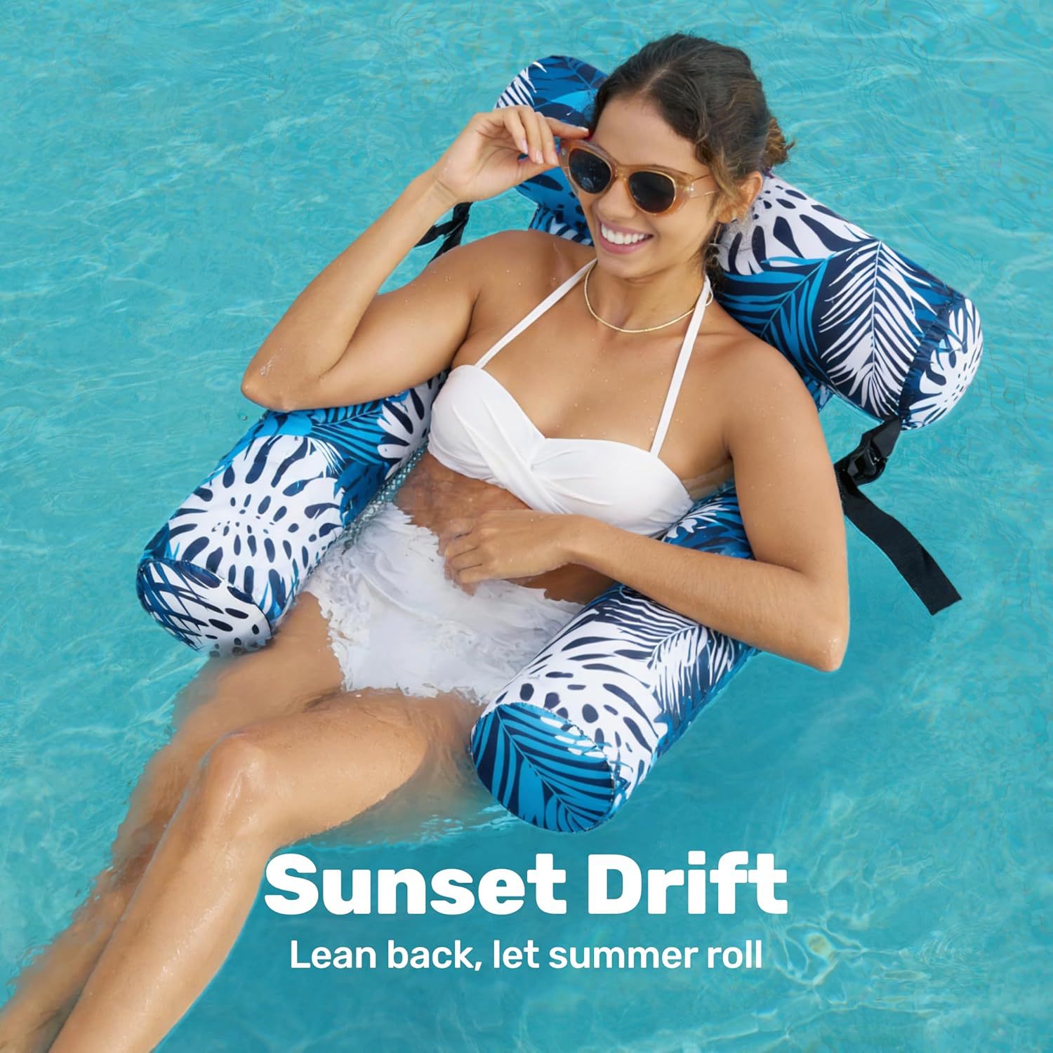 Cadeira inflável flutuante par - Pool Lounger Inflatable avaliação e preço