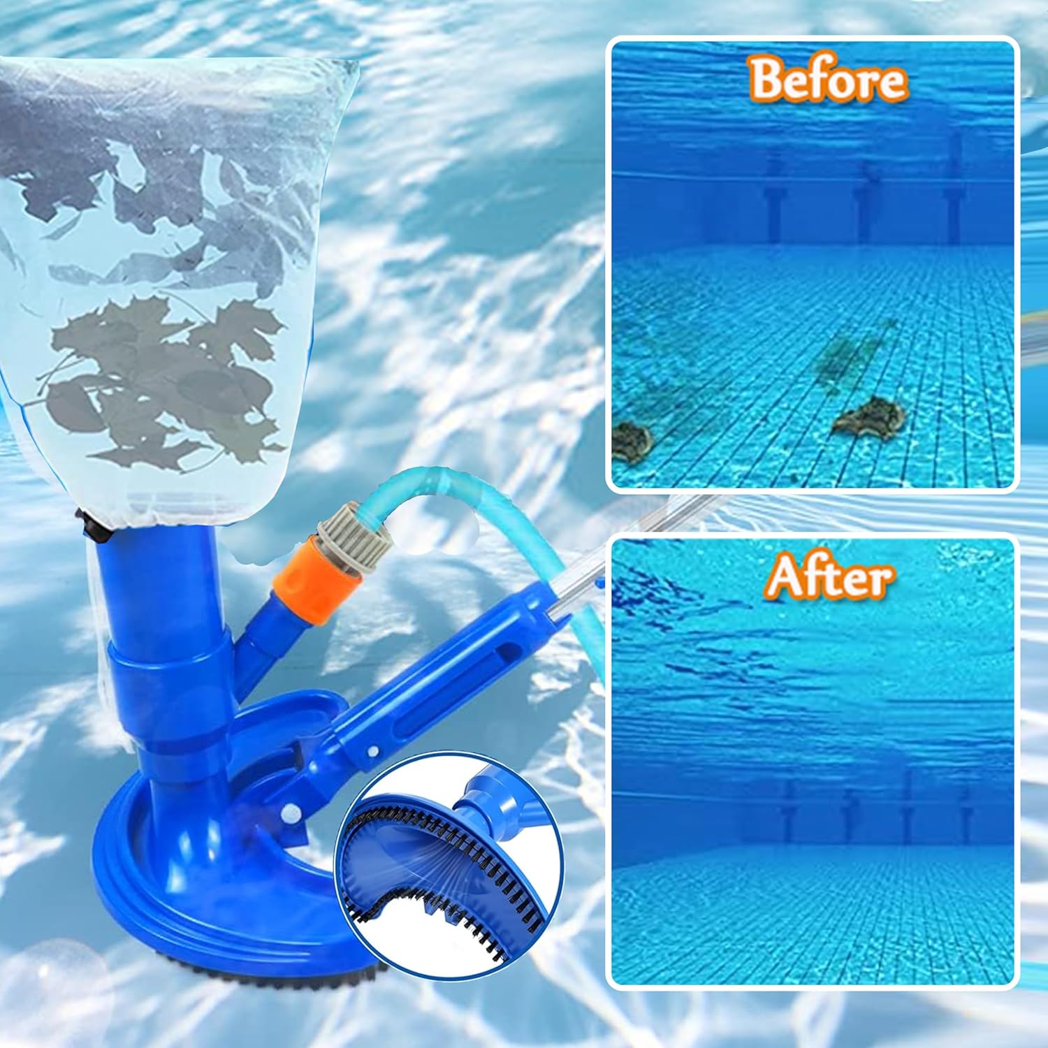 Aspirador de pó portátil para  - Pool Vacuum Manual avaliação e preço